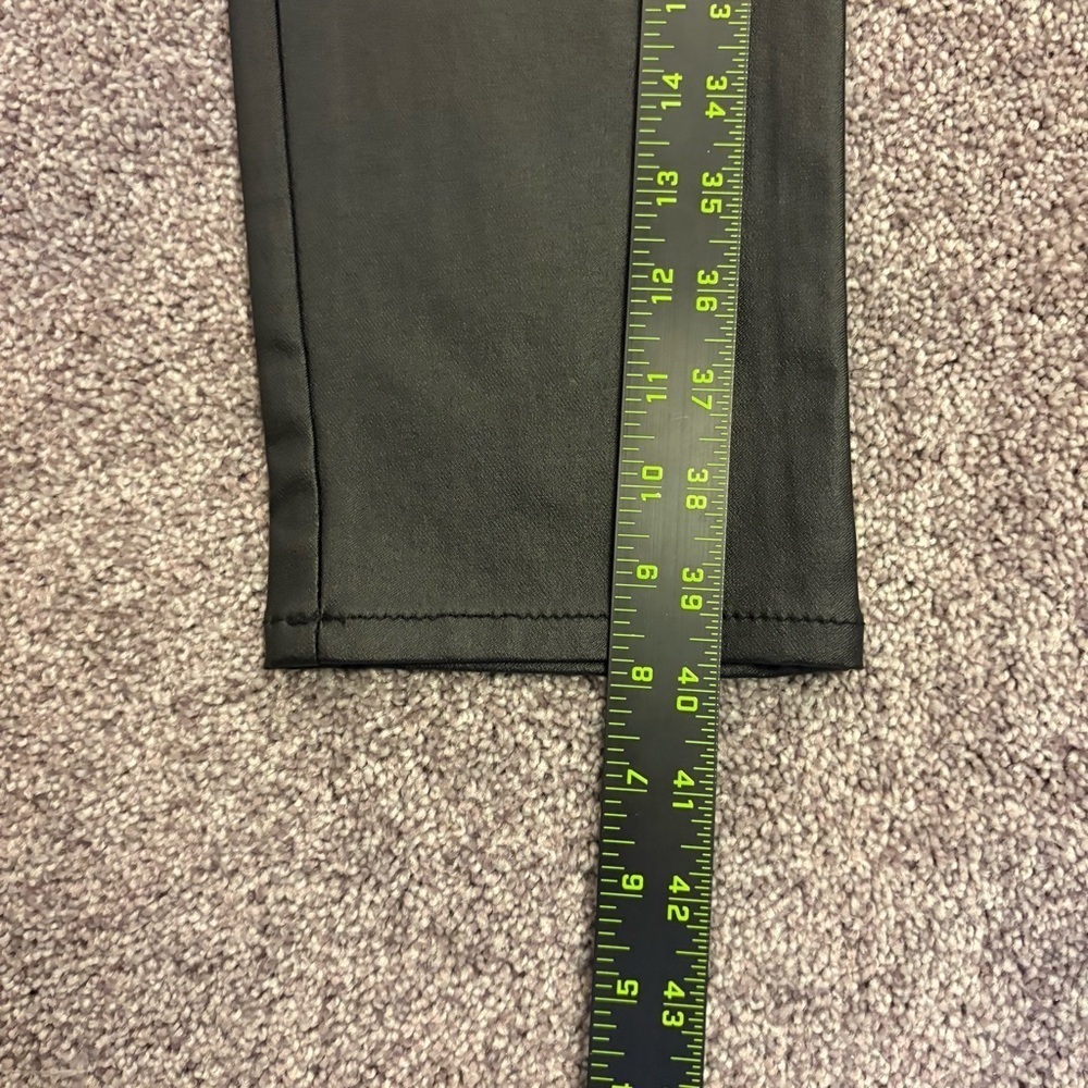Marc New York Women's Skinny Ankle Jeans Size 12 Black Coated High Rise NWT $79 - Picture 10 of 16